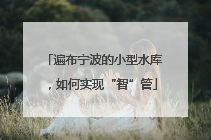 遍布宁波的小型水库，如何实现“智”管
