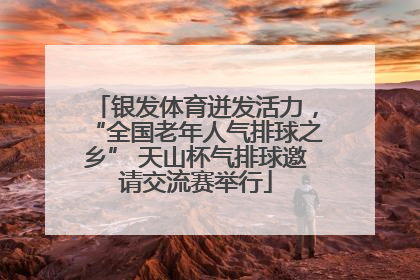 银发体育迸发活力，“全国老年人气排球之乡” 天山杯气排球邀请交流赛举行