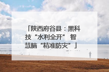陕西府谷县：黑科技“水利全开” 智慧脑“精准防灾”