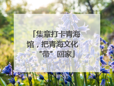 集章打卡青海馆，把青海文化“带”回家