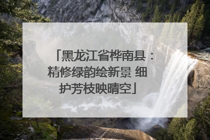 黑龙江省桦南县：精修绿韵绘新景 细护芳枝映晴空