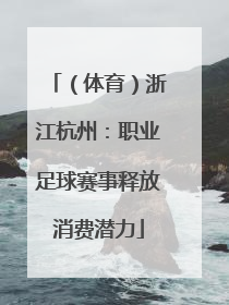 （体育）浙江杭州：职业足球赛事释放消费潜力