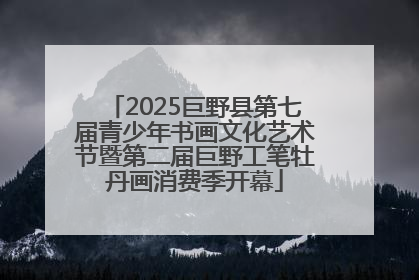 2025巨野县第七届青少年书画文化艺术节暨第二届巨野工笔牡丹画消费季开幕
