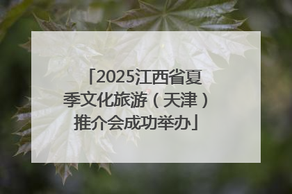 2025江西省夏季文化旅游（天津）推介会成功举办