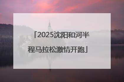 2025沈阳和河半程马拉松激情开跑