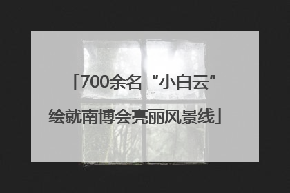 700余名“小白云”绘就南博会亮丽风景线