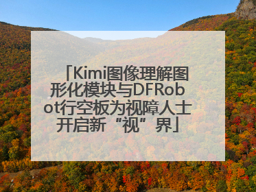 Kimi图像理解图形化模块与DFRobot行空板为视障人士开启新“视”界